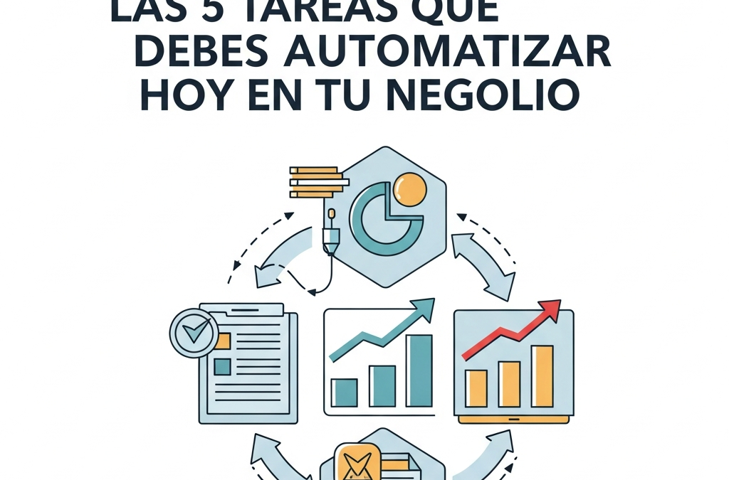 El Secreto para Escalar: Las 5 Tareas que Debes Automatizar HOY en tu Negocio