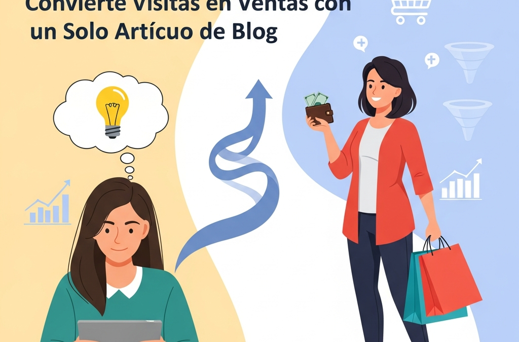 De Lector a Comprador: Convierte Visitas en Ventas con un Solo Artículo de Blog