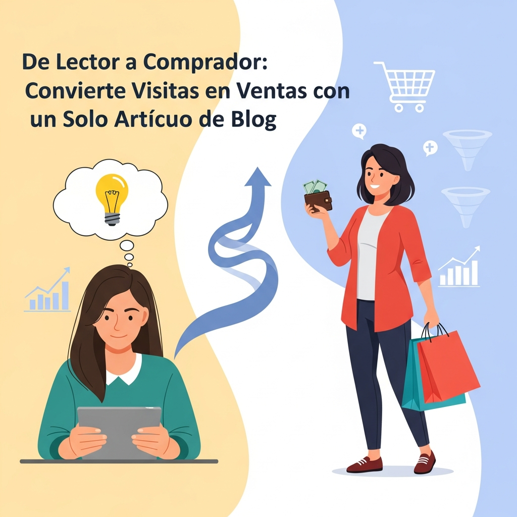 De Lector a Comprador: Convierte Visitas en Ventas con un Solo Artículo de Blog