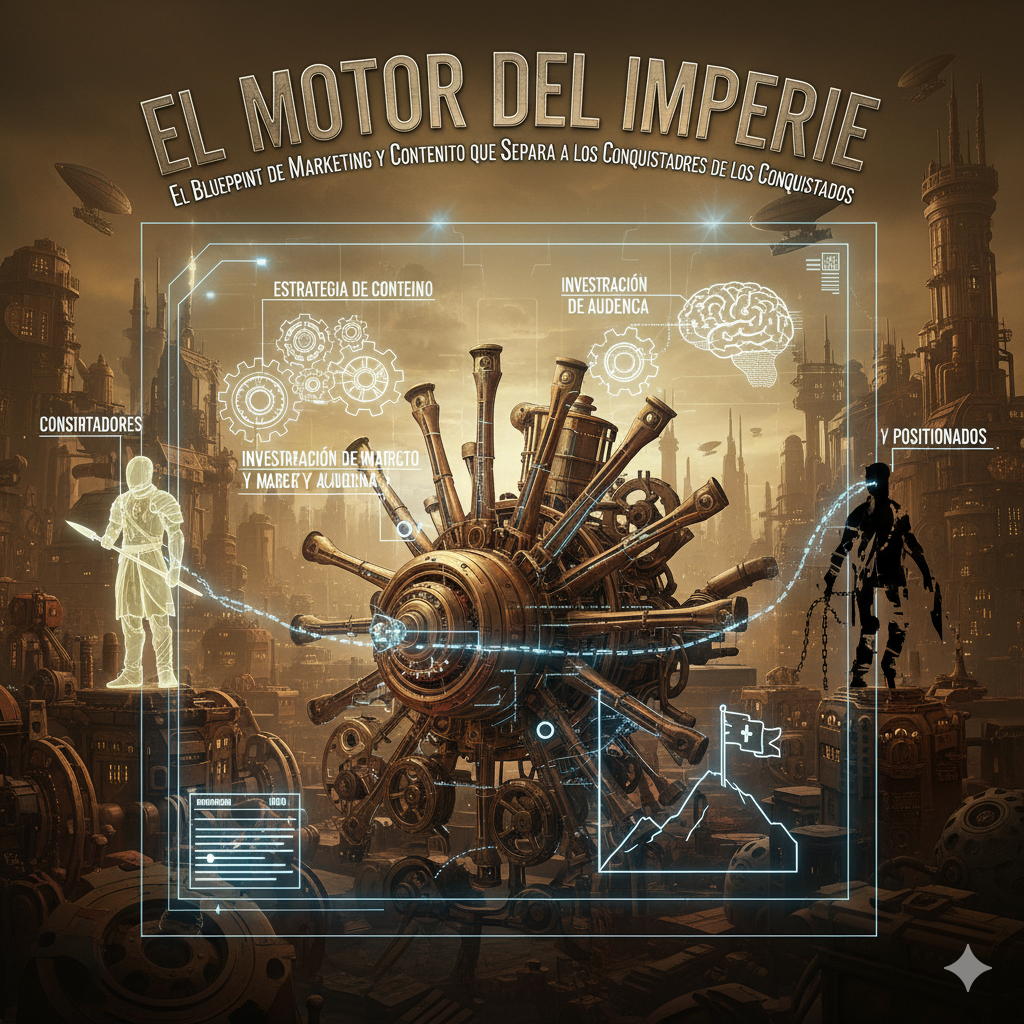 El Motor del Imperio: El Blueprint de Marketing y Contenido que Separa a los Conquistadores de los Conquistados.