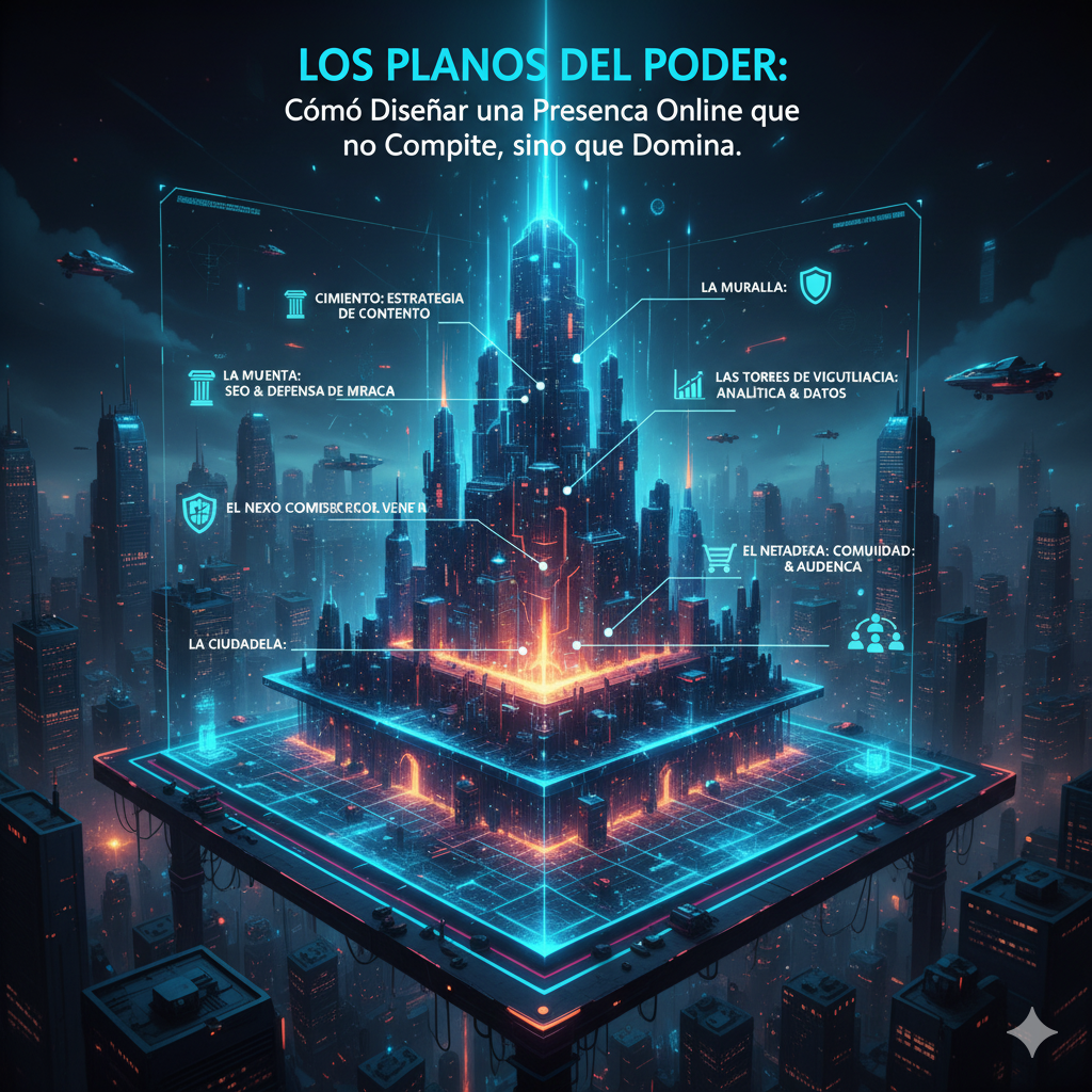 Los Planos del Poder: Cómo Diseñar una Presencia Online que no Compite, sino que Domina.