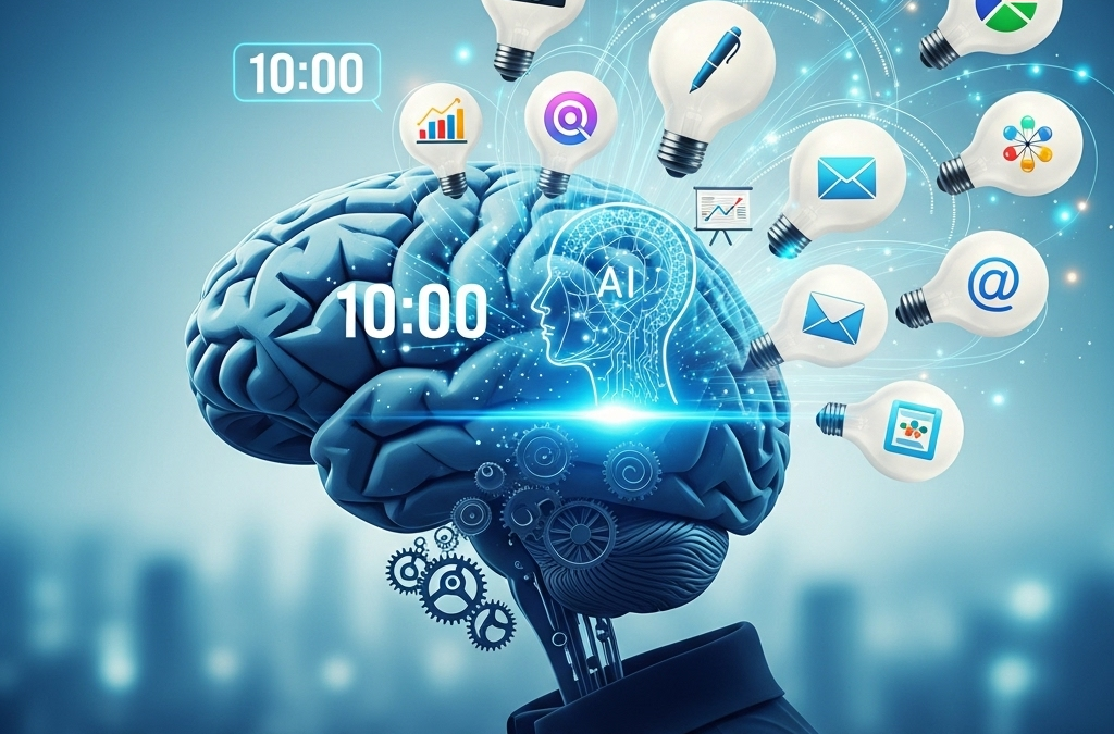 El Fin del Bloqueo Creativo: 10 Ideas de Contenido en 10 Minutos con la IA