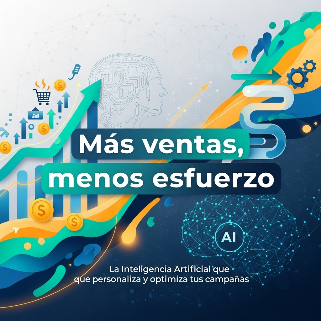 Más ventas, menos esfuerzo: La Inteligencia Artificial que personaliza y optimiza tus campañas.