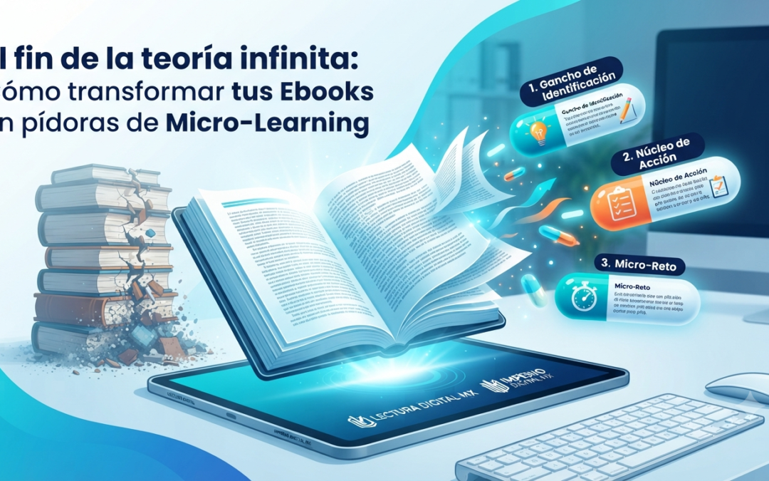 El fin de la teoría infinita: Cómo transformar tus Ebooks en Micro-learning