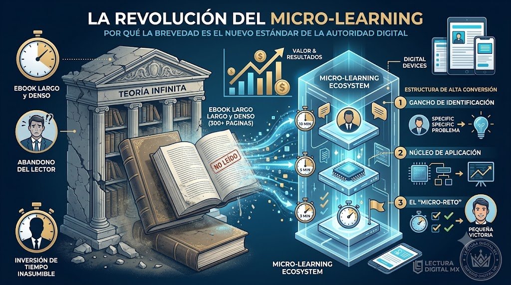 La revolución del Micro-Learning: Por qué la brevedad es el nuevo estándar de la autoridad digital