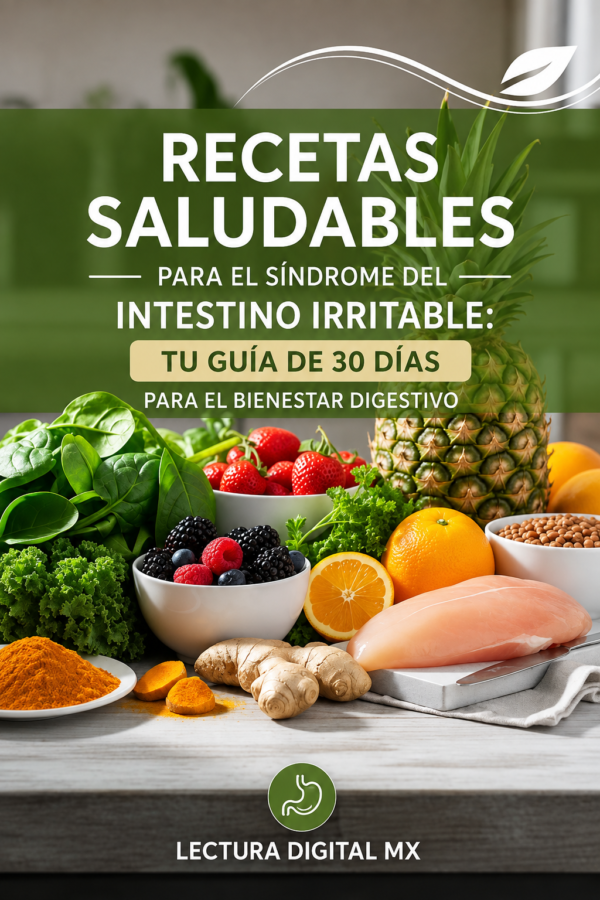 Intestino Feliz, Vida Plena — Bienestar Digestivo Portada de Intestino Feliz, Vida Plena: guía educativa de bienestar digestivo de Lectura Digital MX